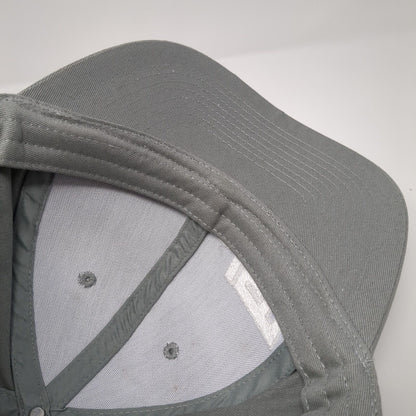 JST Snapback Hat Gray One Size Adjustable Embroidered 6 Panel Port Authority