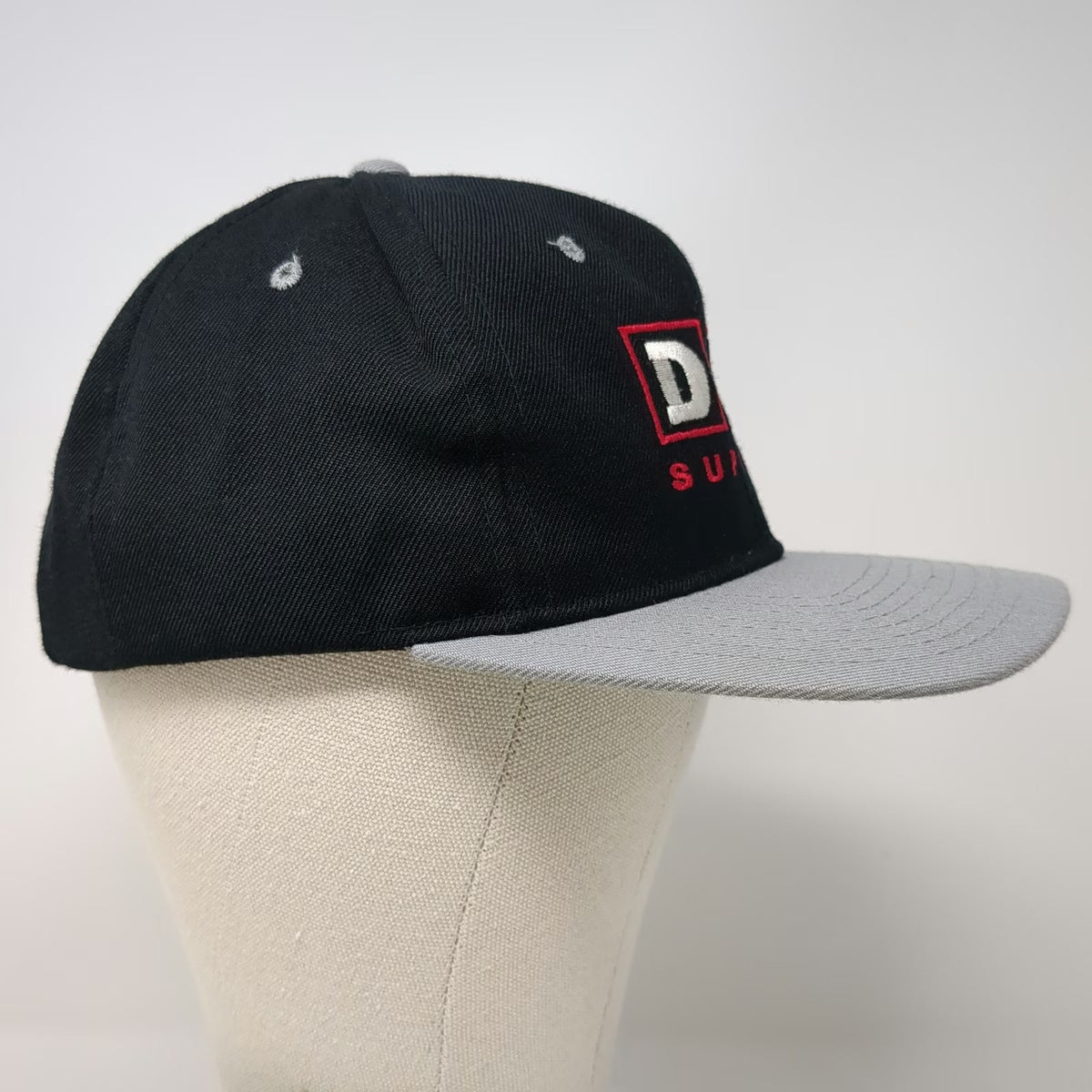 Yupoong Snapback Hat Black Gray Red White One Size D&B Supply Green Underbrim