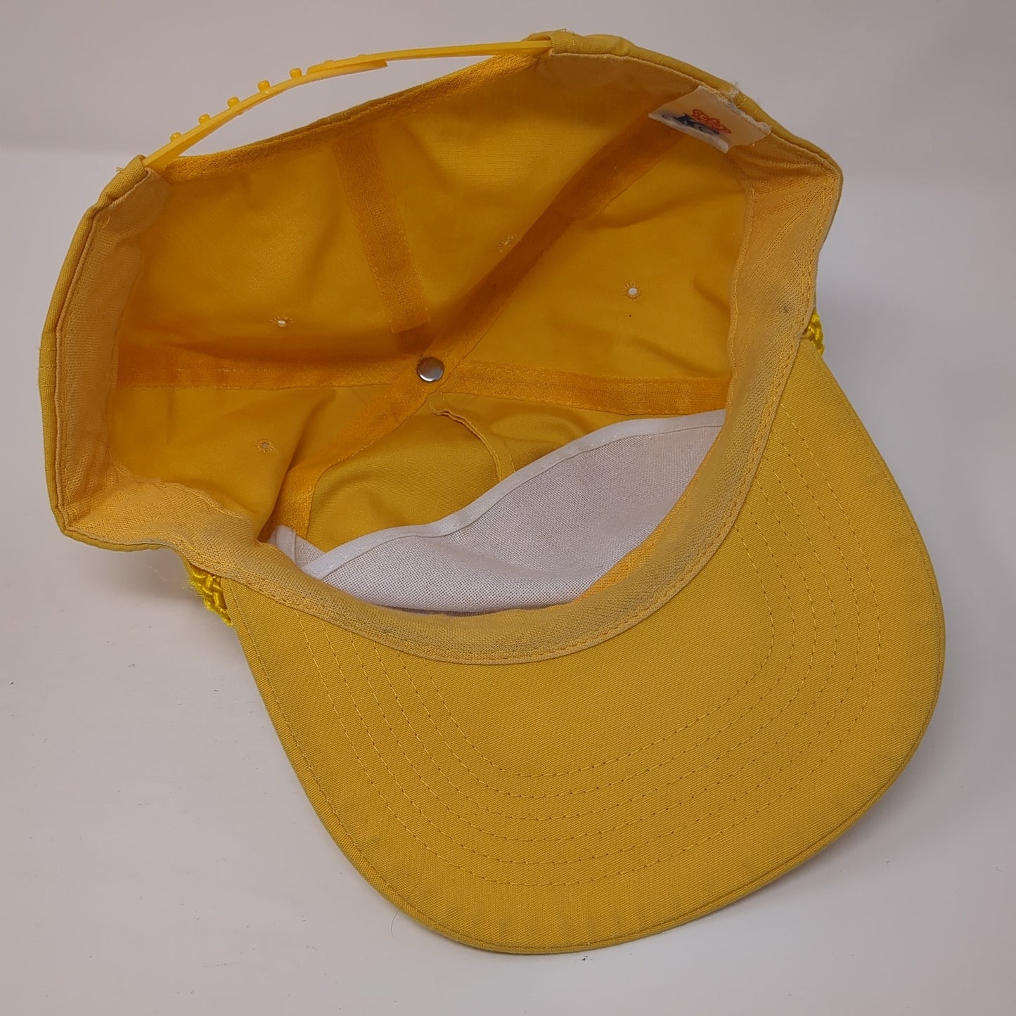 Cap St. Maur Snapback Hat Yellow One Size Adjustable 6 Panel Rope KC Caps