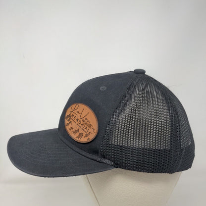 La Vonne Wiseman Memorial Snapback Trucker Hat Black One Size Mesh Back
