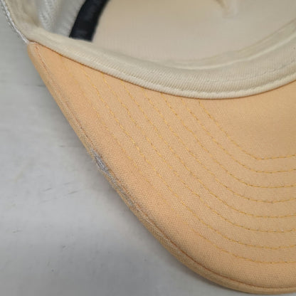 Hurley Trucker Hat Yellow One Size Mesh Snapback Wave Mountain Graphic Surf