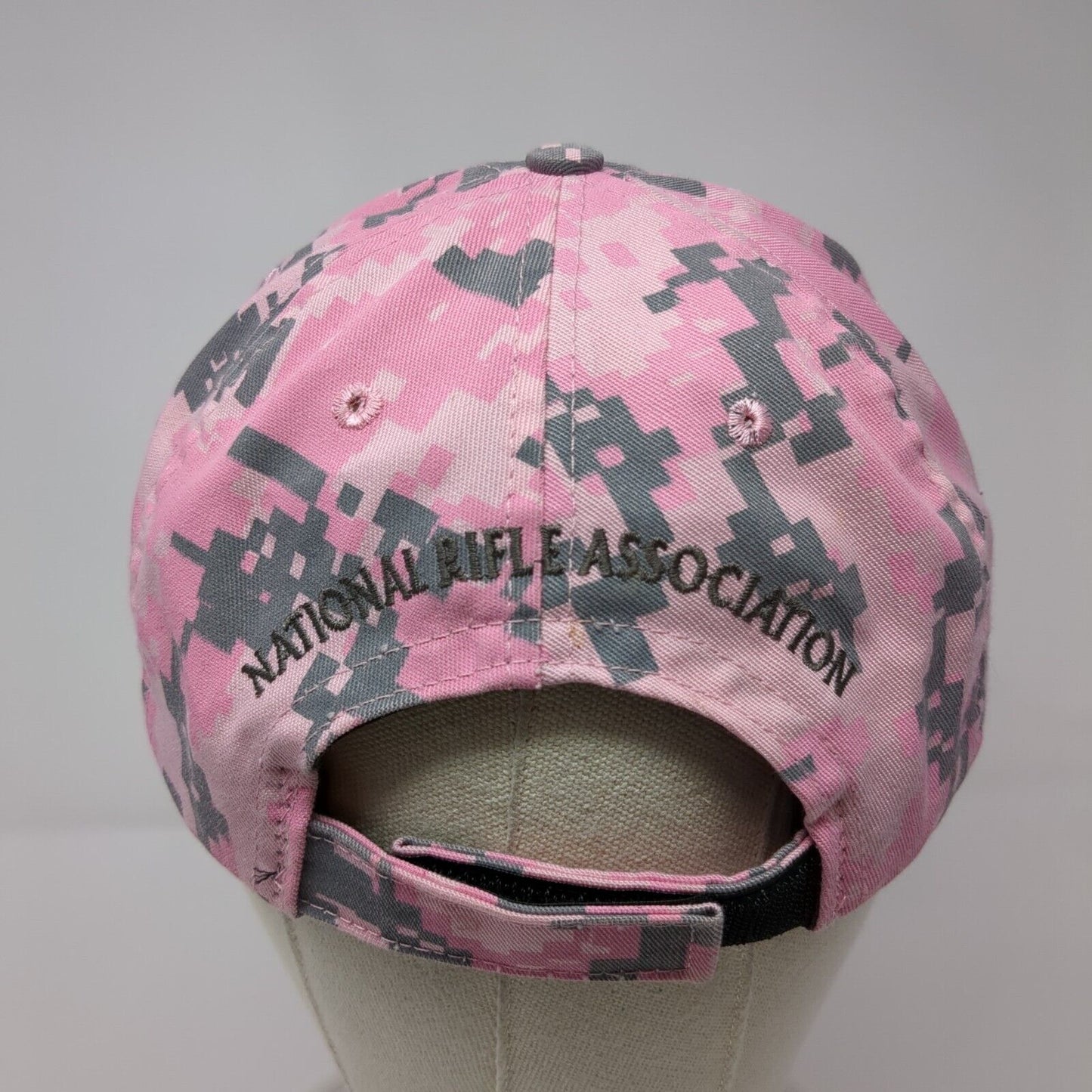 NRA National Riffle Association Strapback Hat Camouflage One Size Adjustable