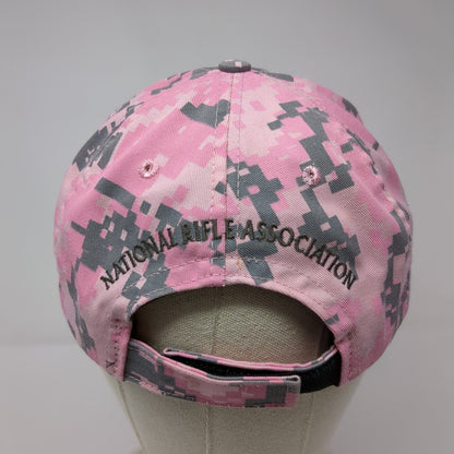 NRA National Riffle Association Strapback Hat Camouflage One Size Adjustable