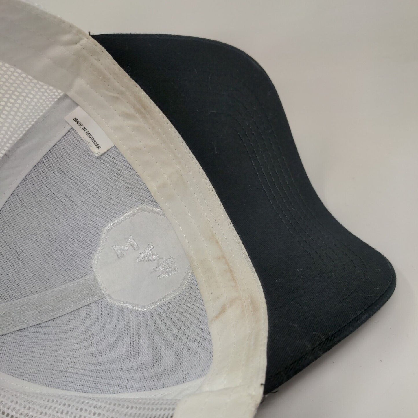 Sigma Alpha Mu Snapback Trucker Hat Black One Size Mesh Back Cap America