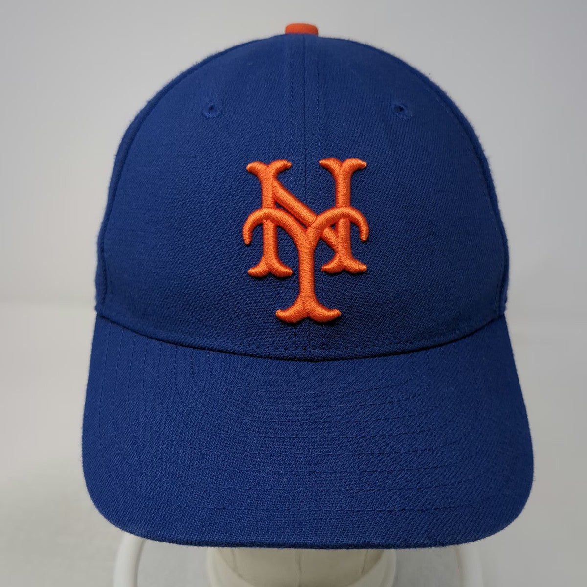 New York Mets MLB New Era Blue Orange Baseball Cap One Size Strapback Logo Hat