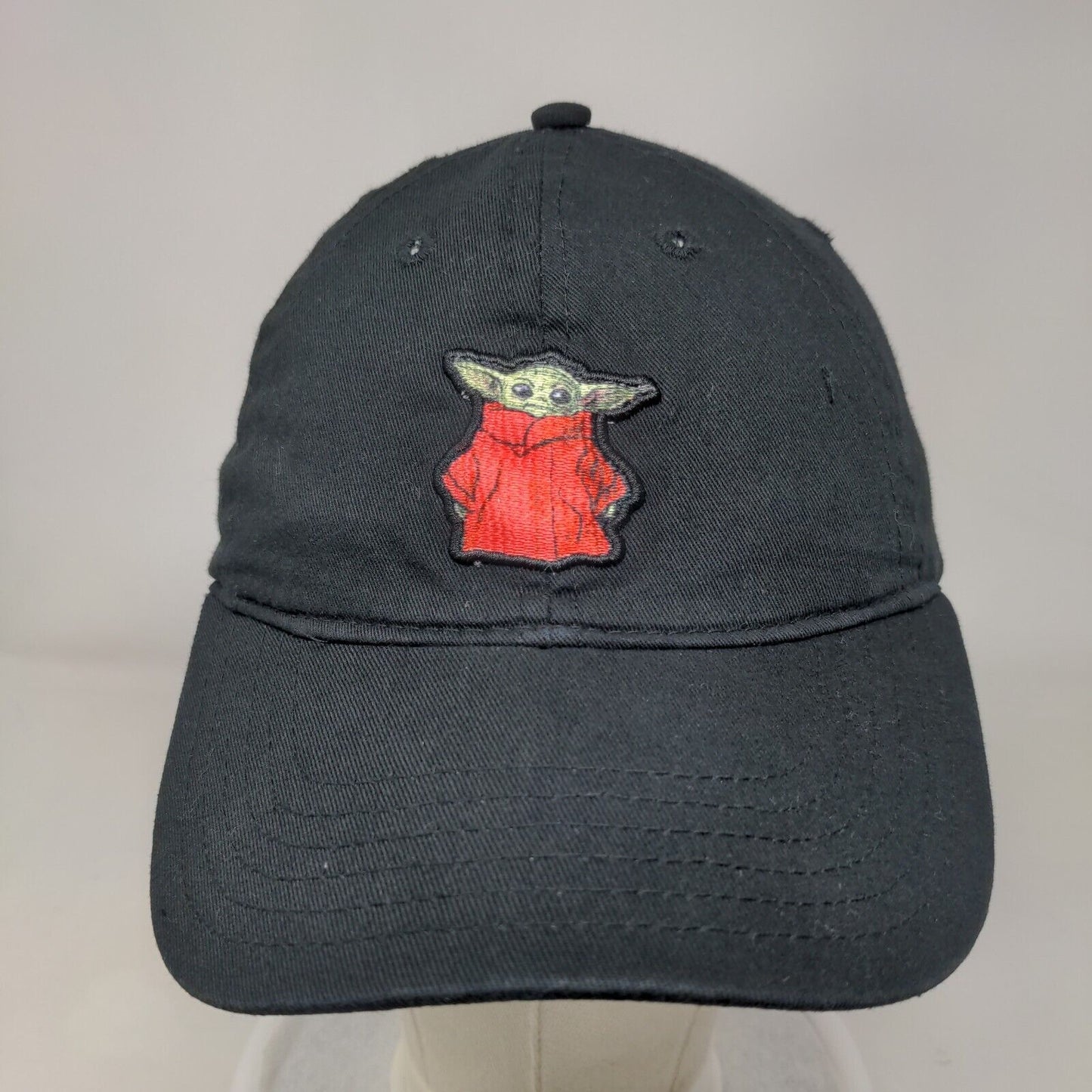 The Mandalorian The Child Baby Yoda Slideback Hat Black One Size Star Wars