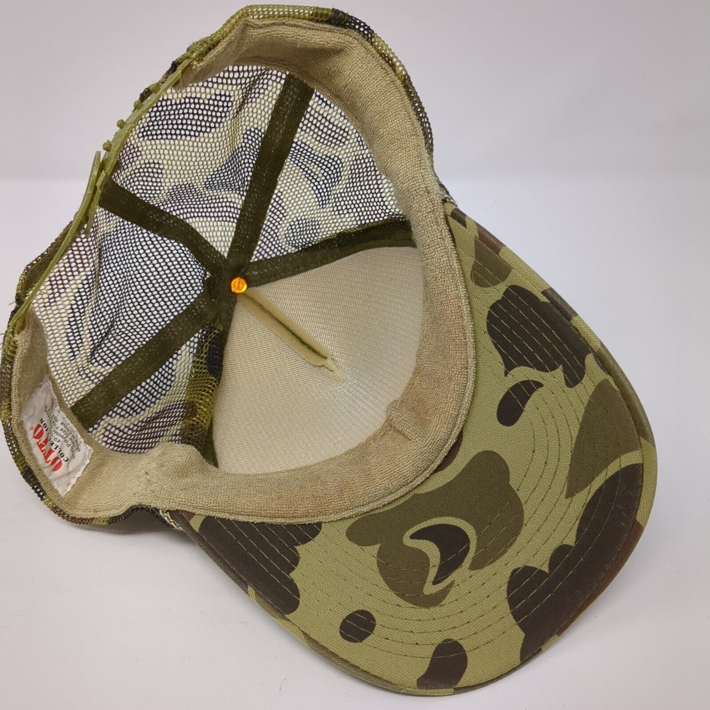 Da Crack Mexican Grinds Mesh Back Rope Trucker Hat Camo One Size Otto