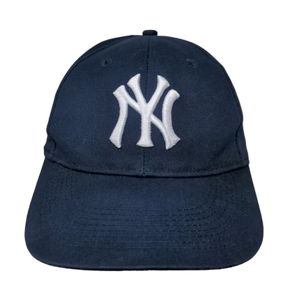 OC Sports Men's Strapback Hat Blue OSFM Embroidered New York Yankees Logo