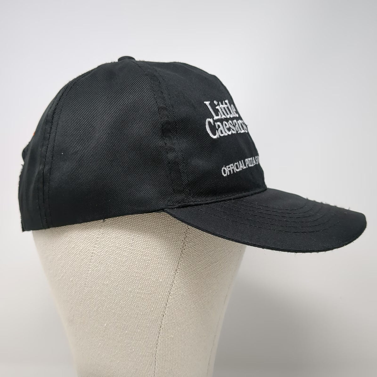Little Caesars NFL Official Pizza Sponsor Baseball Cap Black OSFM Hat Strapback