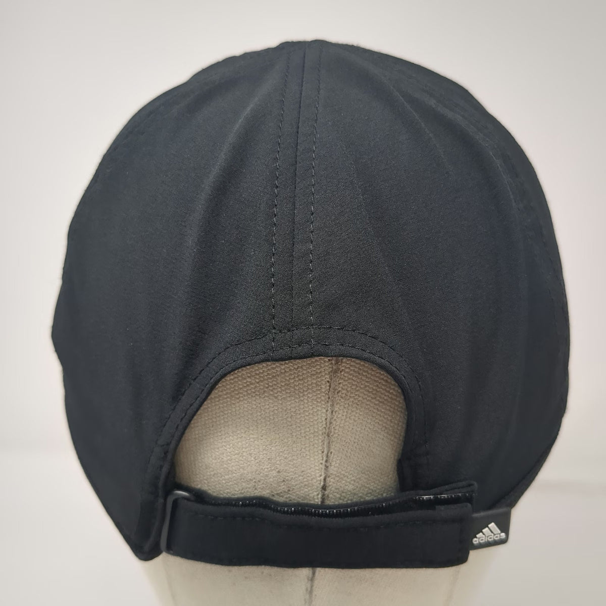 Adidas Baseball Cap Black One Size Climalite Mesh Strapback Sport Running Hat