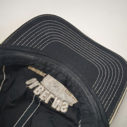 Cabela's Baseball Cap Black One Size Distressed 61 Athletics Slideback Hat