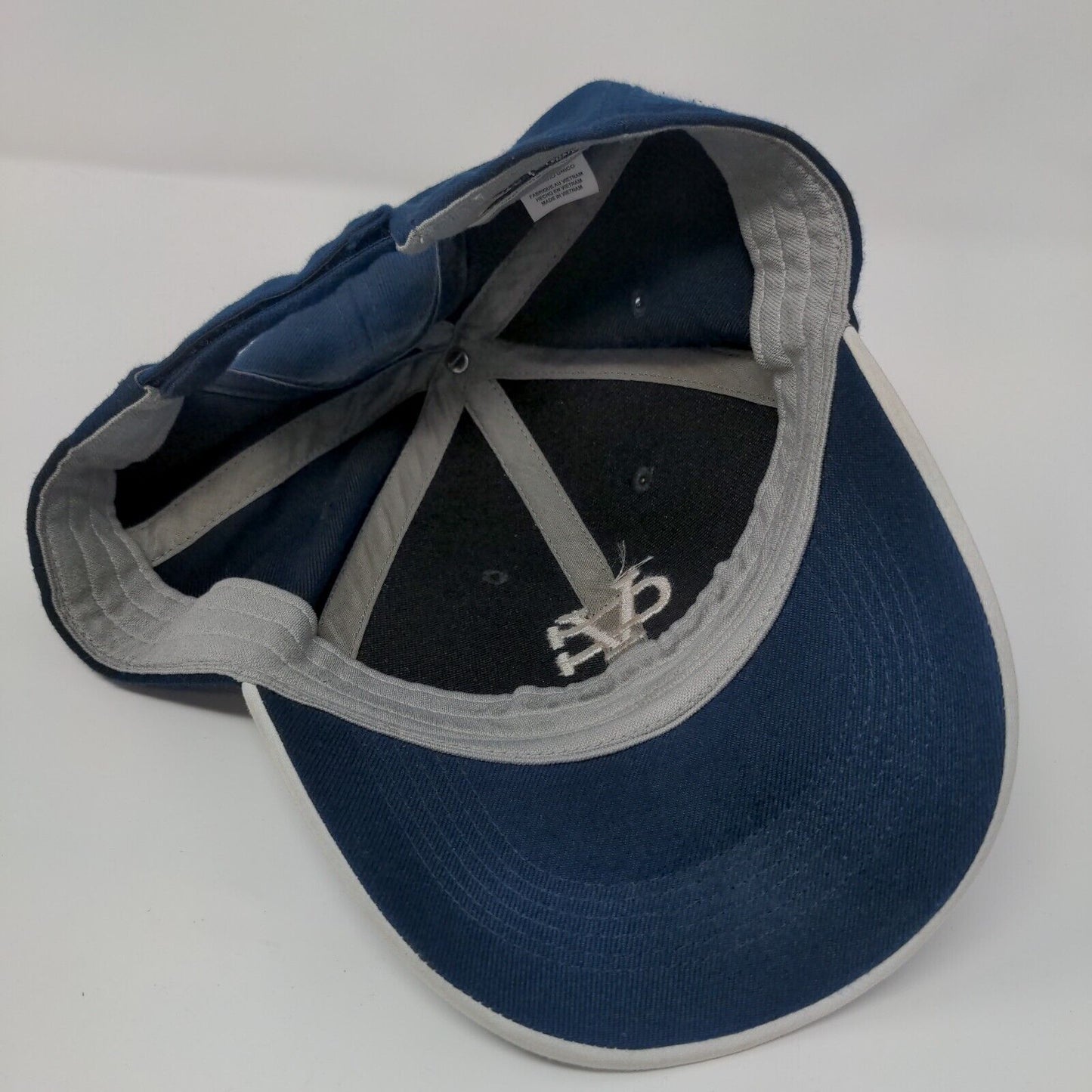 Football Strapback Hat Blue OSFM Embroidered Nike Legacy91 Dri-Fit