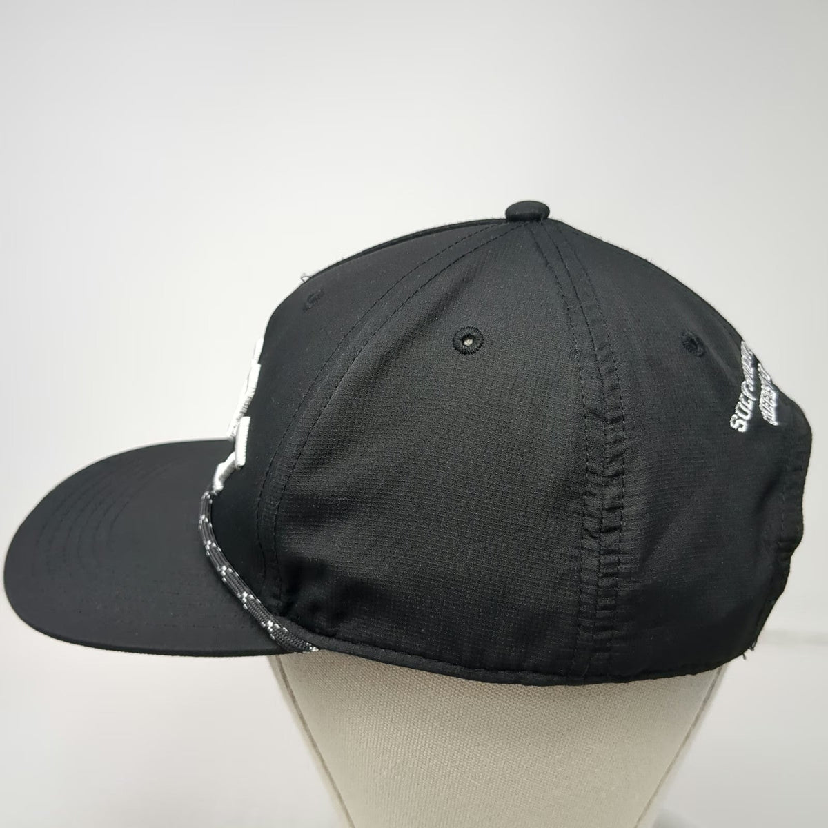 Cap America 5 Panel Black One Size Hat SOLV 50th Anniversary Rope Snapback