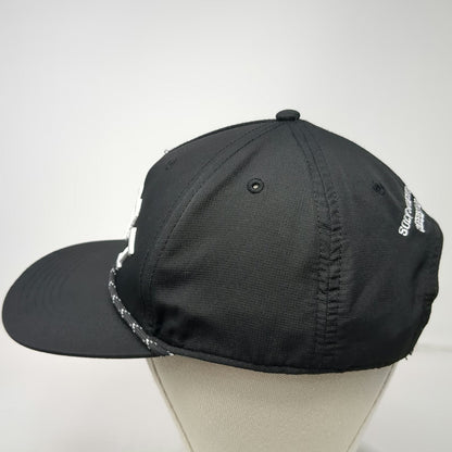 Cap America 5 Panel Black One Size Hat SOLV 50th Anniversary Rope Snapback