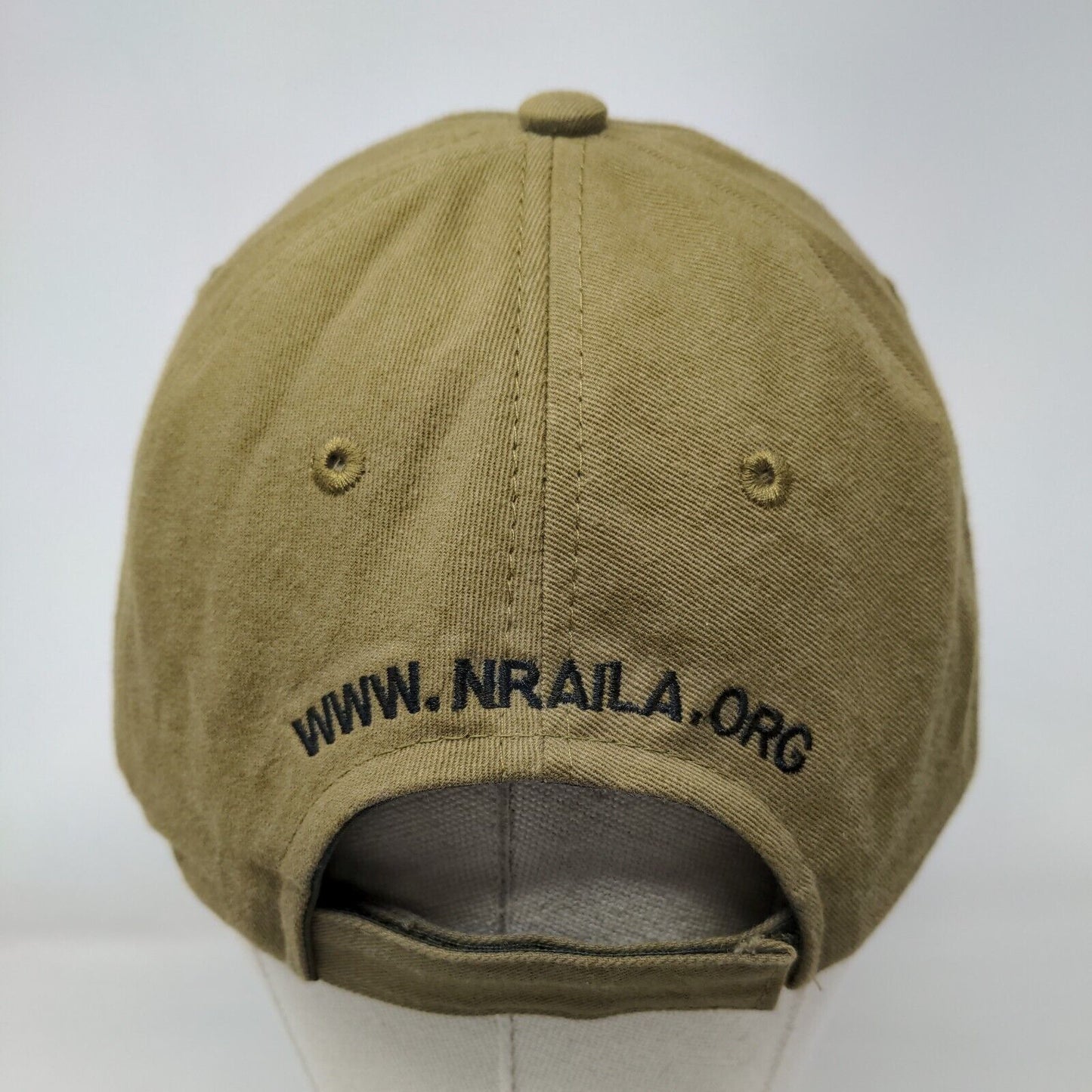 NRA Institute For Legislative Action Strapback Hat Brown One Size Adjustable