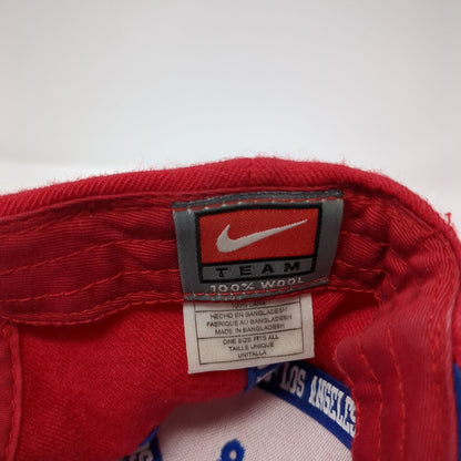 Nike Team Los Angeles LA Clippers Strapback Hat Red OSFA NBA Embroidered Logo