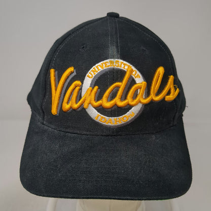 Idaho Vandals NCAA The Game Snapback Hat Black One Size Green Underbrim Script