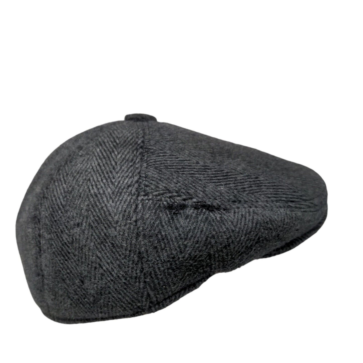 Unbranded Beret Cap Gray Size 56 Lightweight Tweed 5 Panel Polyester Blend