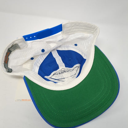 Brighton UT Snapback Trucker Hat Blue OS Adjustable Mesh Back W/Tags Camp David
