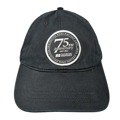 75th Anniversary Farm Bureau Insurance Slideback Hat Black One Size