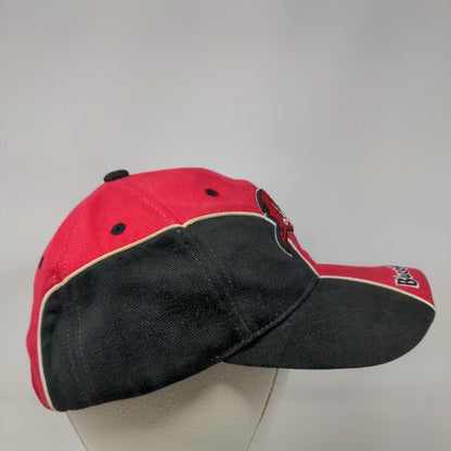NFL Tampa Bay Buccaneers Strapback Hat Red Black Embroidered Flag Logo Hit