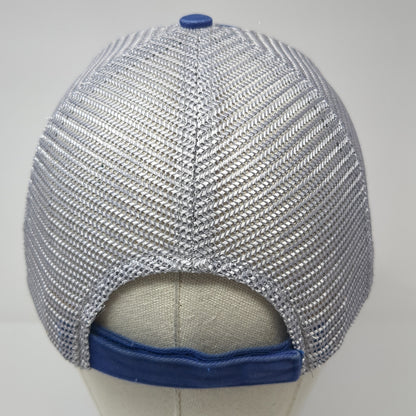 New Holland Agriculture Markusson Country Trucker Hat Blue OS Mesh Back MV3