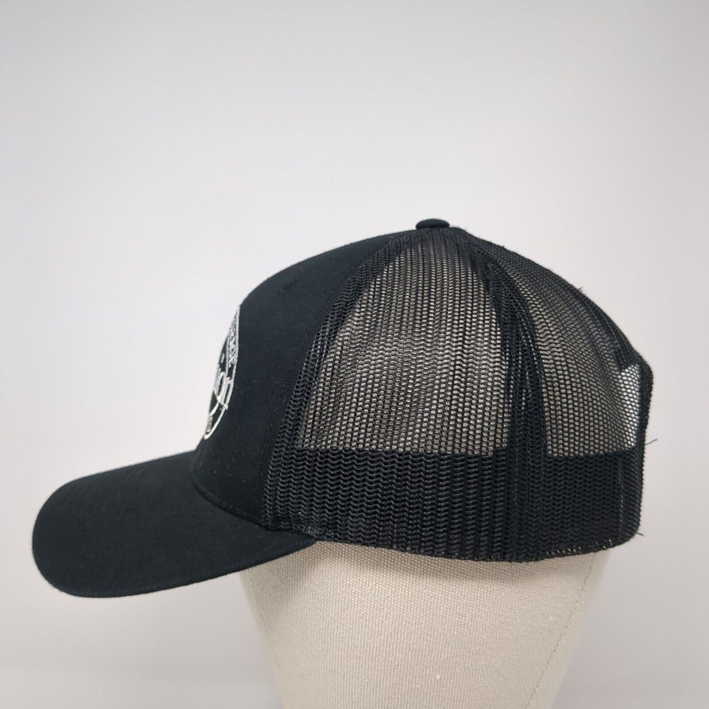 Precision Overhead Garage Door Service Trucker Hat Black One Size Mesh Back