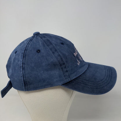 Unbranded Women's Slideback Hat Blue Embroidered Logo Mama Stay At The Beach