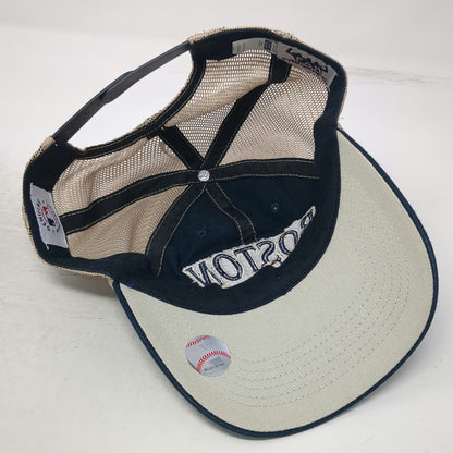 Fan Favorite MLB Boston Red Sox Trucker Hat Blue One Size Snapback Mesh Logo