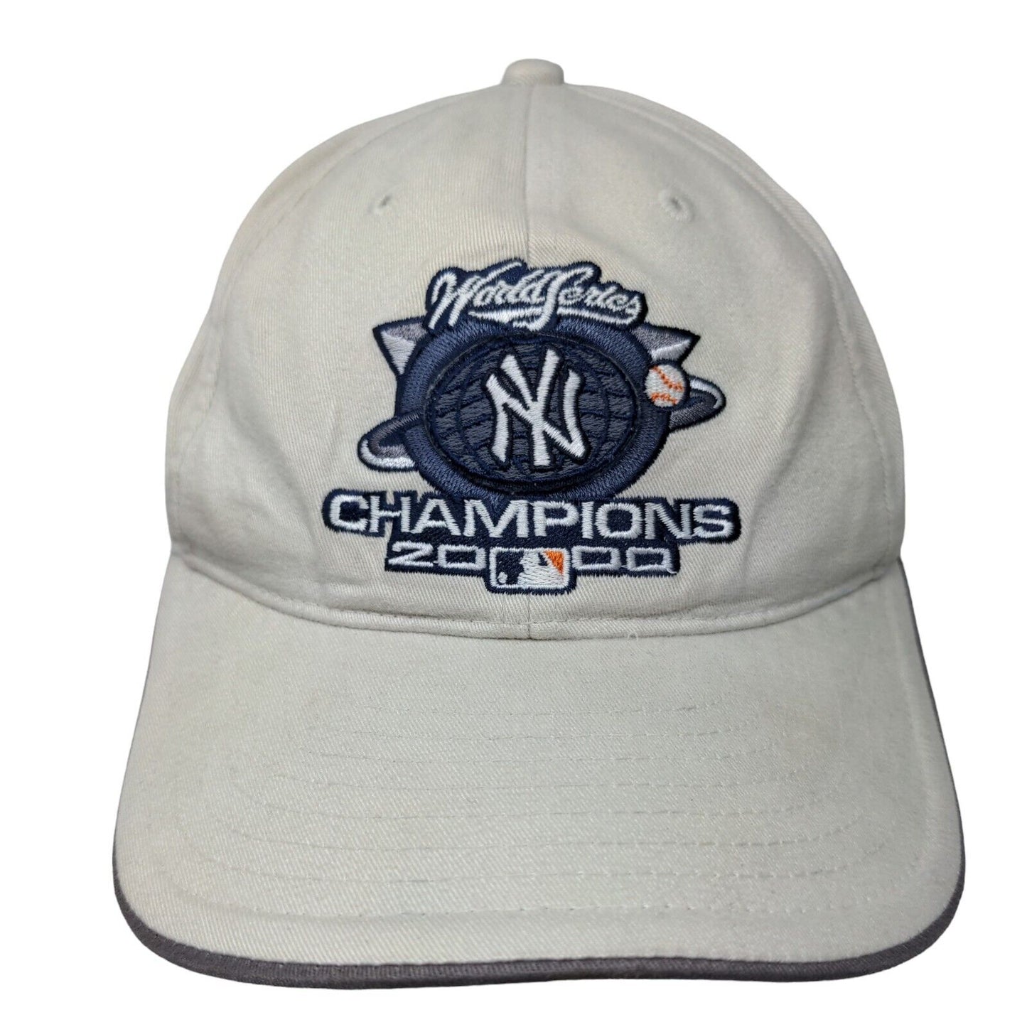 New York Yankees 2000 World Series Champions Vintage Slideback Hat Tan OSFA MLB