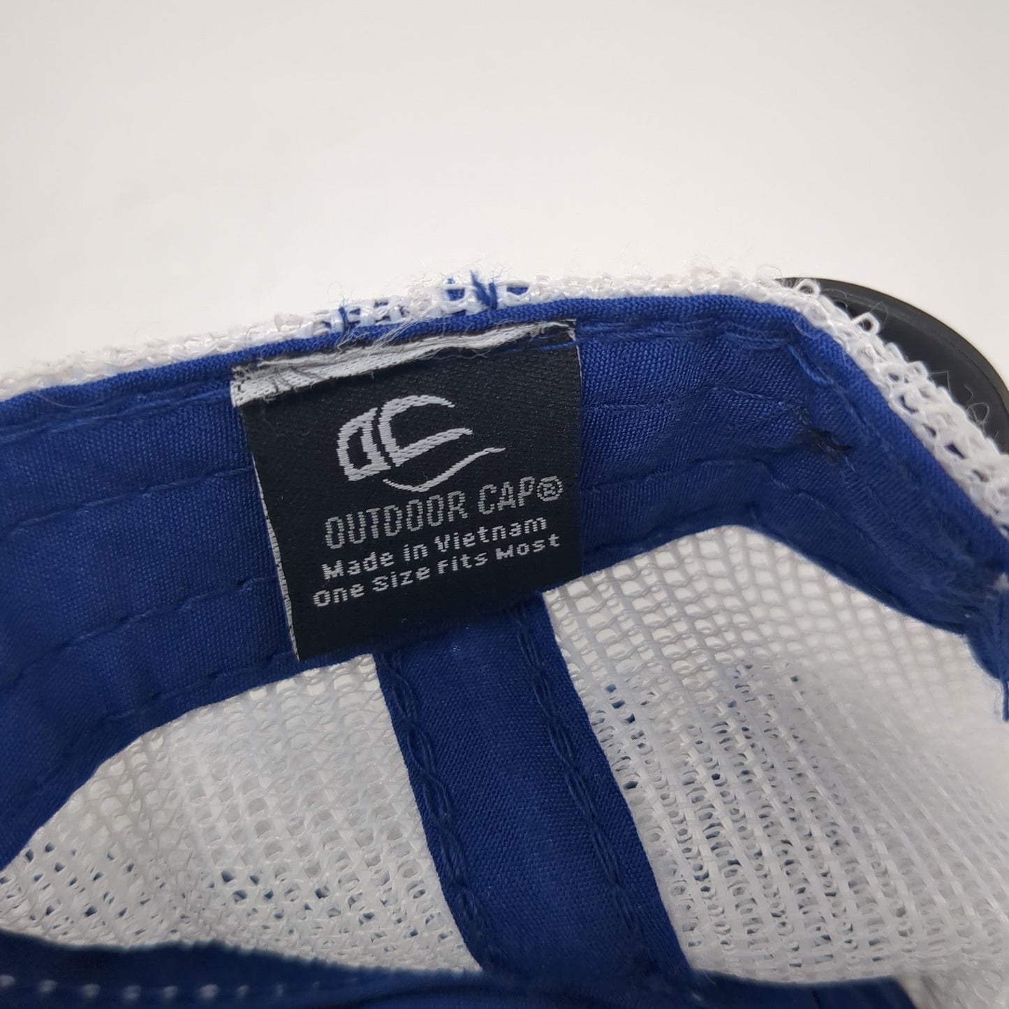 Cook Insurance Trucker Hat Blue OS Adjustable Embroidered Mesh Back Outdoor Cap