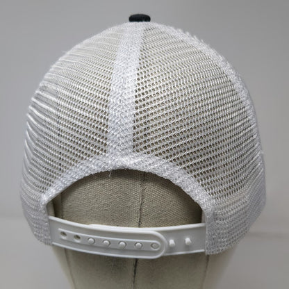 Washington Tractor Trucker Hat Black One Size Snapback Mesh Mountain Logo Cap