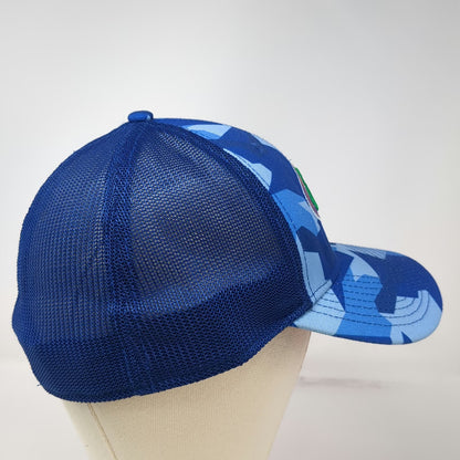 Florida Gators NCAA New Era 39THIRTY Cap Blue L Camo Mesh Stretch Geometric Hat