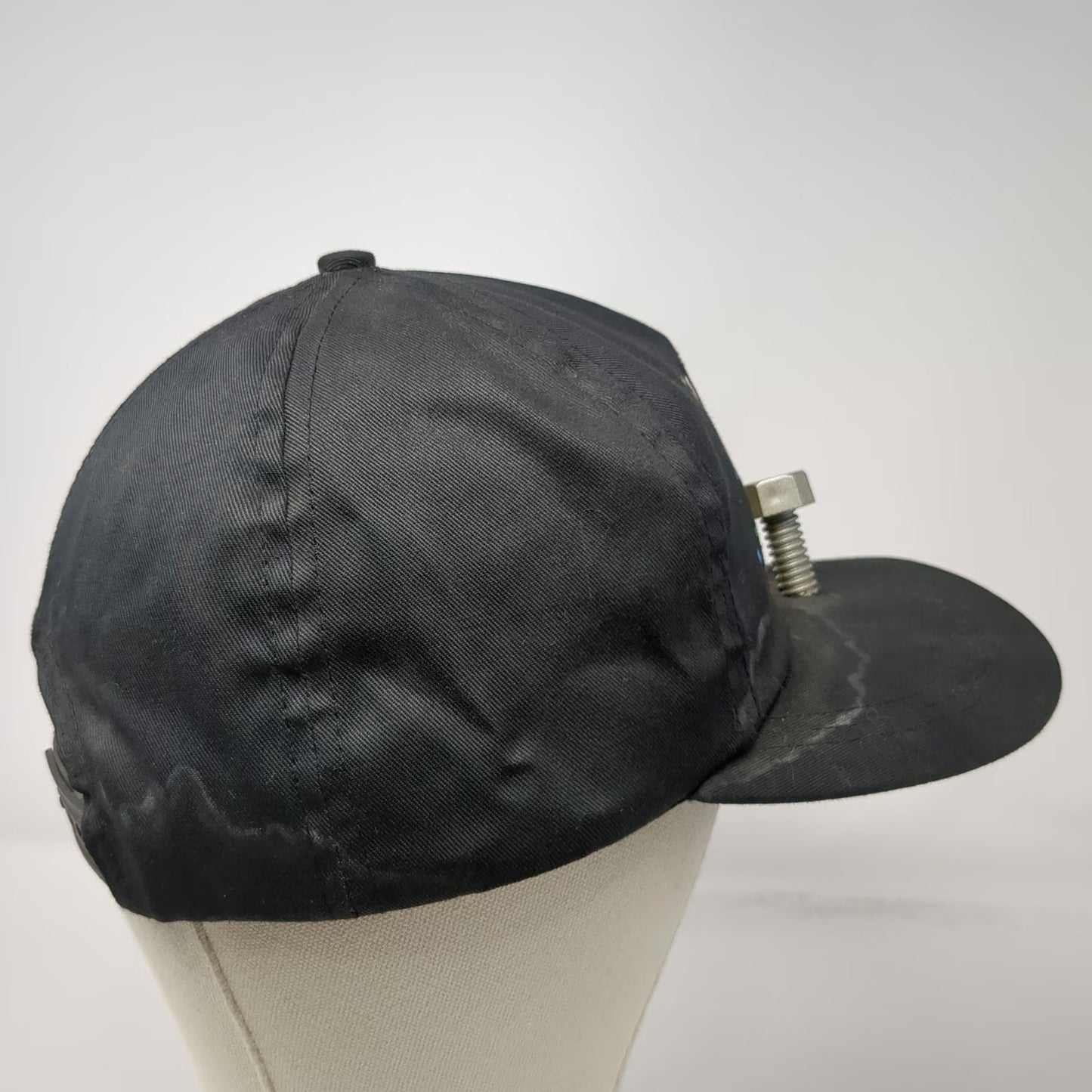 Papel Giftware 5 Panel Black Novelty Screw Midlife Crisis Snapback Hat Vintage
