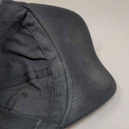Quality Cuts Barber Shop Strapback Hat Black One Size Adjustable 6 Panel George