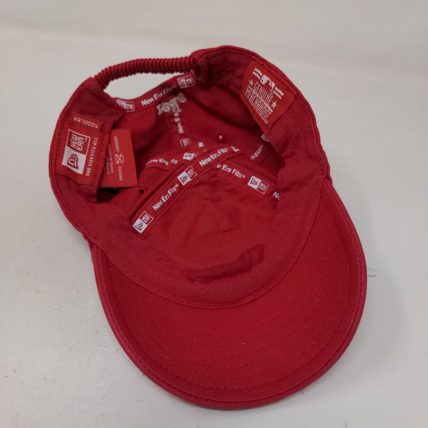 New Era Toddler Boy's Stretchy Hat Little MVP Red OSFA Cincinnati Reds Logo