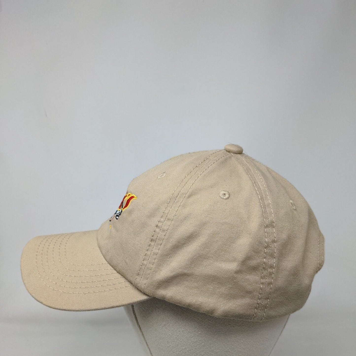 Felix's Fish Camp Grill Strapback Hat Tan OSFM Adjustable Embroidered Otto