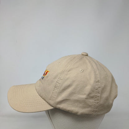 Felix's Fish Camp Grill Strapback Hat Tan OSFM Adjustable Embroidered Otto