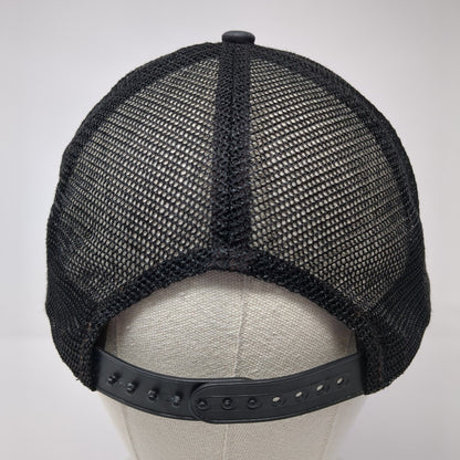 Cross Wrench Snapback Mesh Back Trucker Hat Black One Size Adjustable