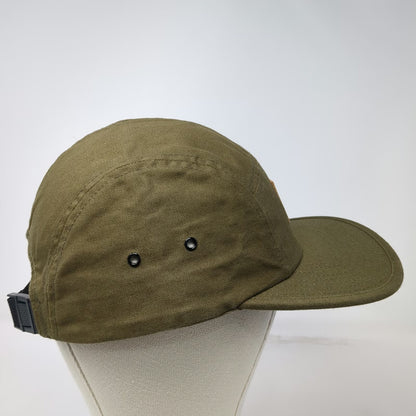 Deckadence 5 Panel Green Hat One Size Strapback Mountain Patch Skate Snowboard