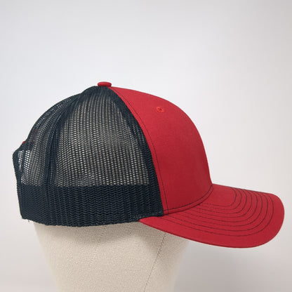 Sigler Totaline Trucker Hat Red One Size Adjustable Mesh Back Richardson