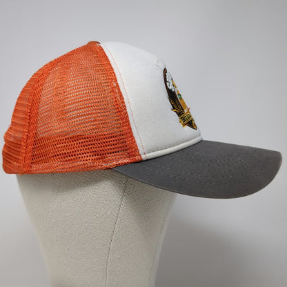 Shock Top Trucker Hat White Orange Gray One Size Mesh Snapback Belgian White