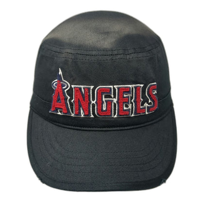 Los Angeles Angels MLB Army Cap Black One Size Hat Embroidered Strapback Logo