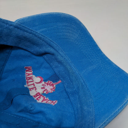 Myrtle Beach South Carolina Strapback Hat Blue One Size Embroidered