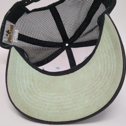 Buck's Bags Trucker Hat Black White Blue One Size Mesh Snapback Southwest Patch