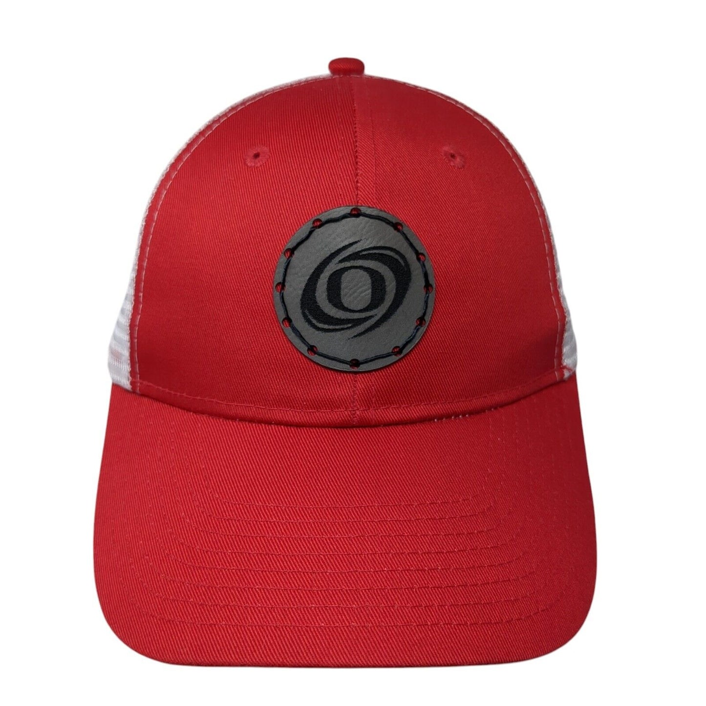 Unbranded Snapback Trucker Hat Red One Size Adjustable 6 Panel Mesh Back