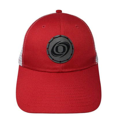 Unbranded Snapback Trucker Hat Red One Size Adjustable 6 Panel Mesh Back