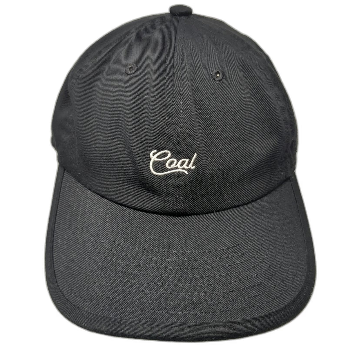 Coal Baseball Cap Black One Size Unstructured Slideback Script Logo Hat