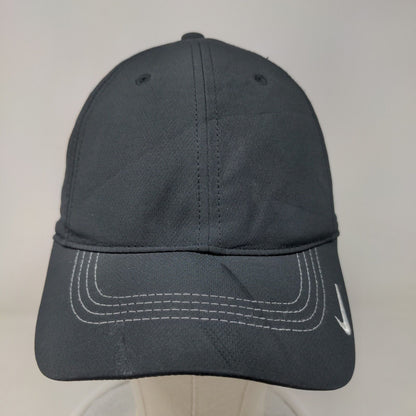 Nike Golf Swoosh Snapback Hat Black OSFM Embroidered Outdoor