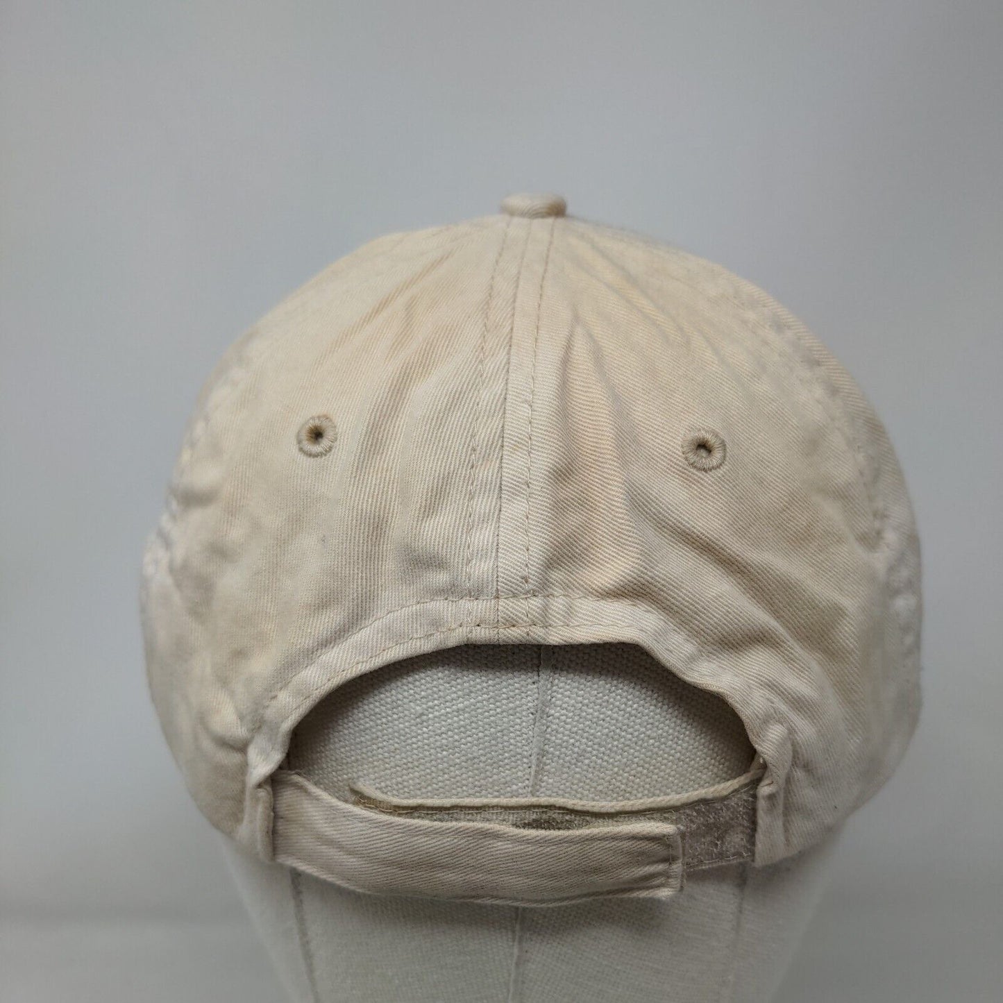 Scotland Lion Strapback Hat Tan One Size Embroidered Adjustable 6 Panel